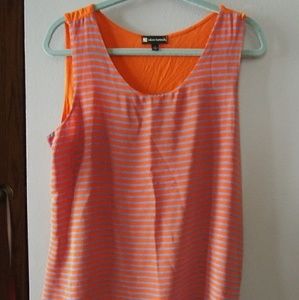 Valerie bertinelli layered long tank top.